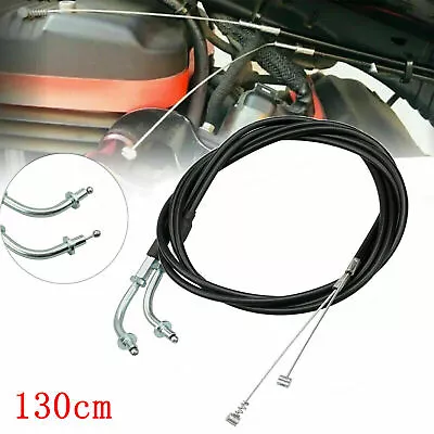Motorcycle Black 130CM Throttle Cable Wire Set For Harley Sportster XL1200 XL883 • $12.33