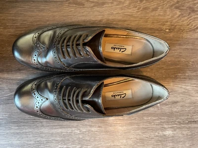 £20 • Buy Clarks Hamble Oak Womens Silver Leather Brogues UK Size 4 D