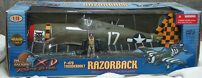 21st Century Toys Ultimate Soldier 1/18 WWII P-47D Thunderbolt Razorback • $185