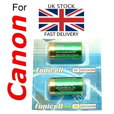 Fits Canon A1 AE1 AV1 AT1 AE1 Program 2x Batteries Pair NEW SEALED FAST UK POST • £4.79