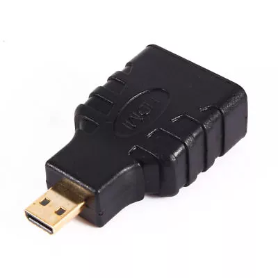 Gold-Plated Micro HDMI Male To HDMI Female Adapter Connector Adapter Converter • $1.69