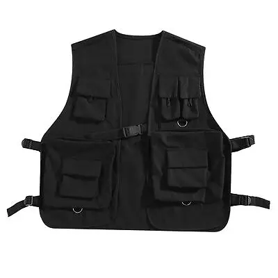 Cargo Vest With Multi Pockets Utility Vest For Men Women • £14.10