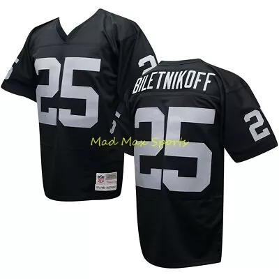 $200 • Buy FRED BILETNIKOFF Los Angeles RAIDERS MITCHELL AND NESS Throwback LEGACY Jersey