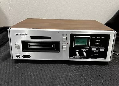 Panasonic 8 Track RS-805US Stereo Play Record Deck Powers Up But Untested • $35