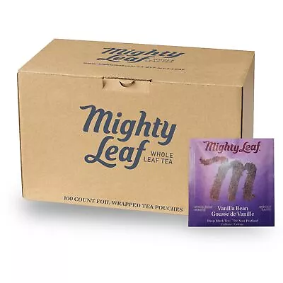 Mighty Leaf Vanilla Bean Tea 100 Tea Pouches • $65.78