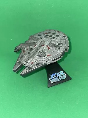 Star Wars Titanium Series Die-Cast Battle Ravaged Millennium Falcon Loose • $14.99