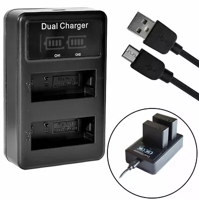 USB Battery Charger For Panasonic DMW-BLG10 DMC-TZ80 DMC-TZ100 LX100 DMC-GF6 GX7 • £8.39