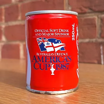 Rare COCA-COLA 1987 America's Cup 250ml Steel Can (Perth) • $19.99