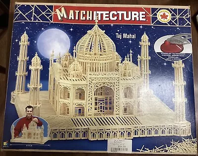 Matchitecture Taj Mahal Craft Match Building Construction Kit Set Sealed Bojeux • $90.24