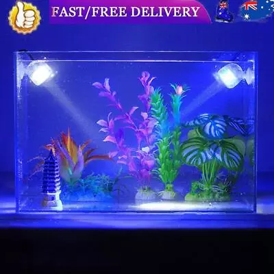 1W Mini Waterproof Aquarium LED Light Fish Tank Underwater Lighting Lamp • $17.49