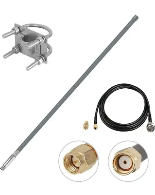 8dBi LoRa Antenna 915Mhz Outdoor Indoor Omni-Directional Antenna W 10ft Cable • $11