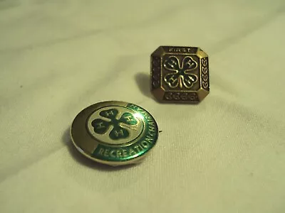 2 Vintage  4-h Club Pins Vintage #11 • $9.99