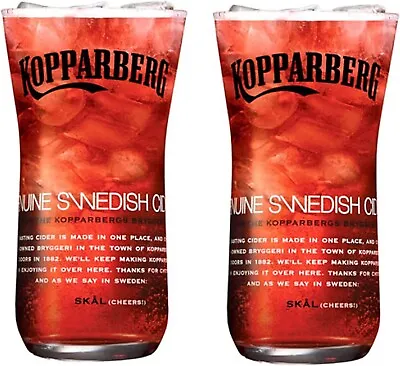 2 X Kopparberg Swedish Cider 500ml Glass - Brand New • $26.81