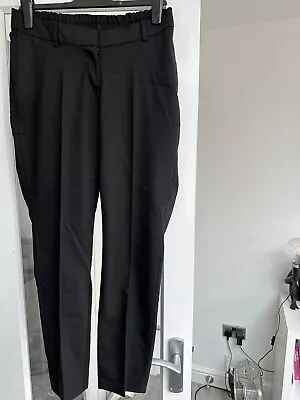 H&M Mama Black Maternity Trousers Size Small • £2.75