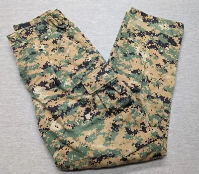 USMC Marine Corps Woodland Digital MARPAT MCCUU Trousers Pants Sz Small Regular • $38.95