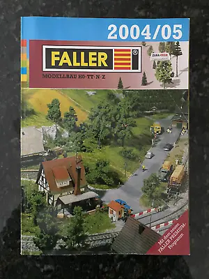 Faller Modellbau Catalog 2004/05 Model Railroad Accessories Complete All Scales • £9.63