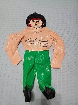 Rambo Vintage Inflatable Toy Fair Prize Made In Taiwan BROKEN AIR TAB • $31.50