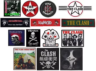 Official THE CLASH Exploited RANCID The Vib Rators DEAD KENNEDYS - SEW-ON PATCH • £3.50