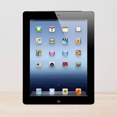 Apple IPad 2nd Gen 64GB Wi-Fi + Cellular 3G 9.7in Black - Very Good Condition • £34.98