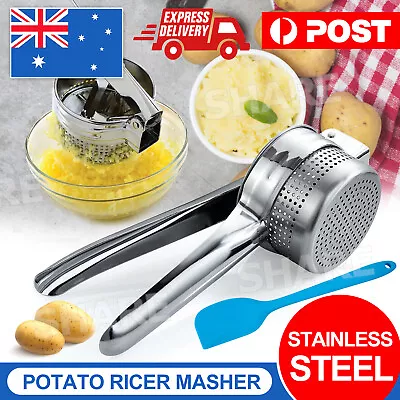 $15.95 • Buy Stainless Steel POTATO RICER MASHER Fruit Vegetable Press Potatoe Gnocchi Press