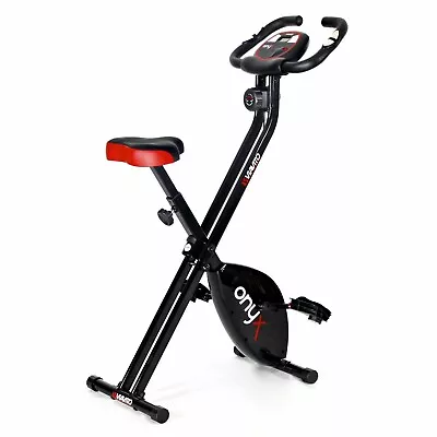 Viavito Onyx Folding Magnetic Exercise Bike-The Compact X-Bike. Easy Store New. • £74.99