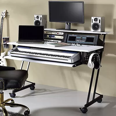 Suitor Music Recording Record Studio Desk With Display Speaker Piano Stand Table • $229.99