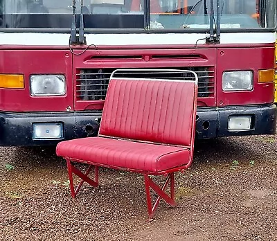 Old Edinburgh  LRT Lothian Bus Seat Bench MAN CAVE  Retro  • £150