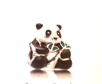 NEW Genuine Pandora Charm 796256ENMX Sweet Panda 925 • £42.77