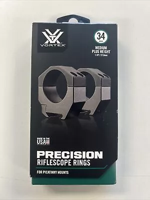 Vortex Optics Precision Matched Rings PMR-34-1.1 34mm Height 1.10 Inches • $99.99