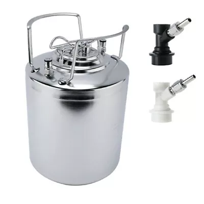 2.6 Gallon/10 L Mini Ball Lock Beer Keg Double Ball Lock Post Corny Keg • $119.99