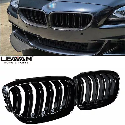 Gloss Black Front Kidney Grille For BMW 3 Series E90 E91 325i 328i LCI 2009-11 • $23.99