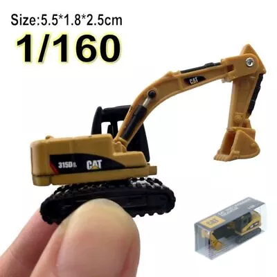 1/160 N Scale Miniature Excavator Engineering Vehicle Diecast Mini Truck Model • $13.96