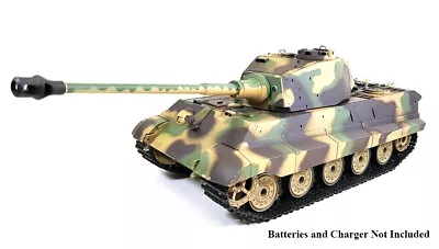 1/16 Scale German King Tiger Henschel RC Tank 2.4Ghz R/C Model HL3888A-1 7.0 • $109.99