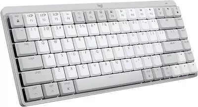 Logitech MX Mechanical Mini For Mac Wireless Keyboard Tactile Quiet Keys Grey • $82.99
