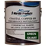 Coastal Copper 450 Multi-Season Ablative Antifouling Bottom Paint Green Quart • $52.88