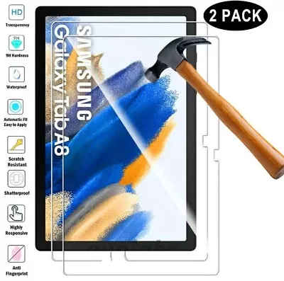 £4.50 • Buy Tempered Glass For Samsung Galaxy Screen Protector Tab A8 10.5  X200 X205 2022