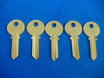 Lot Of Five Locksmith Y1 5-pin Key Blanks Fits Yale Solid Brass    • $8.39