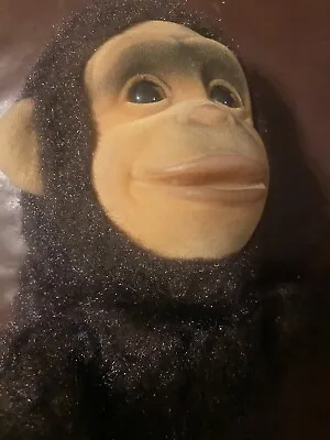 Vintage Rubber Faced  Squeaky Monkey Hand Puppet By Hosung 1994 • $18