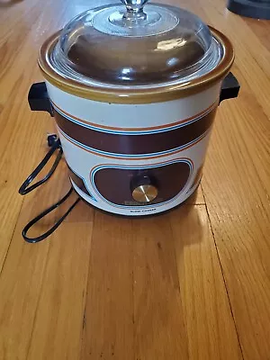 Vintage Rival Crock Pot Slow Cooker 3100/2 3.5 Qt - Tested/Working • $21.99