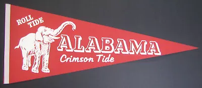 Vintage 1970's Alabama Crimson Tide Football Pennant *H549 • $58