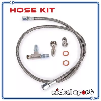 Turbo Oil Feed Line 100cm / 39.3  M12x1.25 EVO 1-9 EVO X 4G63T 4G93T 4B11T TD05H • $21.90