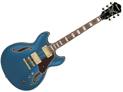 Ibanez AS73G PBM Prussian Blue Metallic HOLLOW BODY Electric Guitar #AF00531 • $856.02