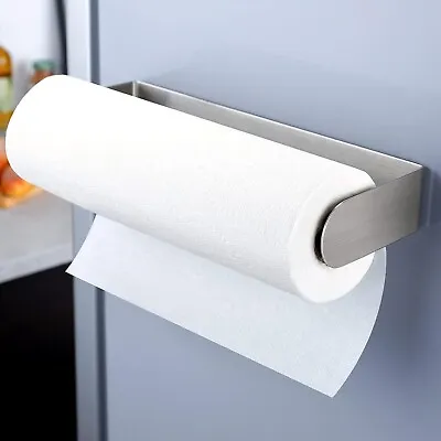 Magnetic Paper Towel Holder For Refrigerator Kitchen Fridge Metal Cabinet Grill • $17.49