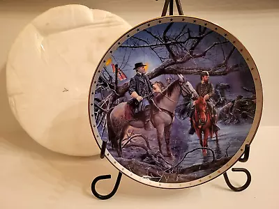 Danbury Mint  NIGHT CROSSING  Mort Kunstler Heroes Of The Confederacy Plate Mint • $19.95