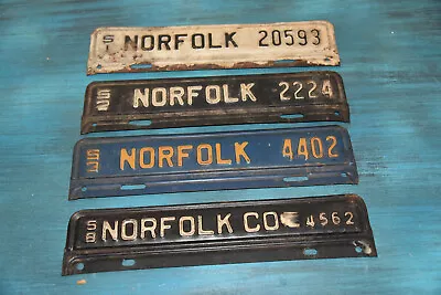 1951 52 53 58 Norfolk County Virginia License Plate Registration Topper VA 4 • $36