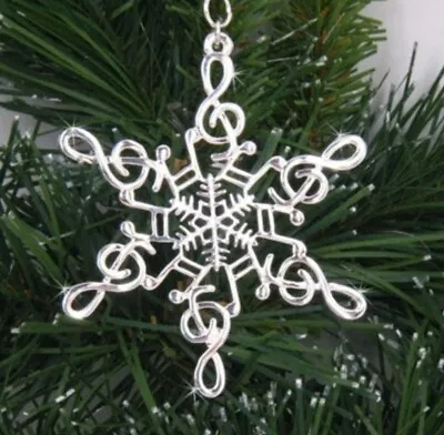 Pewter Music Note SnowWonders® Snowflake • $19.99