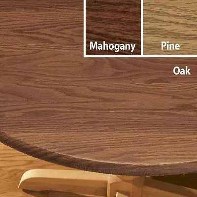 $20.97 • Buy Fitted Vinyl Wood Grain Table Cover 40 -44   45 -56  Round 42  X 68  Oval/Oblong