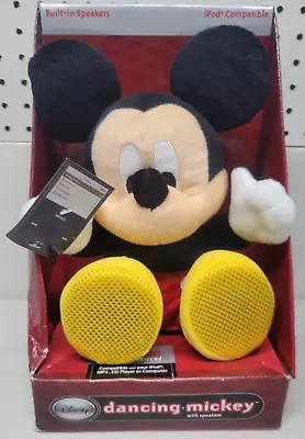 Disney Dancing Mickey Mouse Plush With Built In Speakers NEW In Box • £24.10