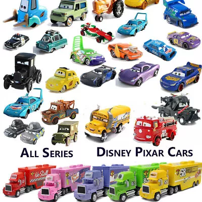 Disney Pixar Cars Lot Lightning McQueen 1:55 Diecast Model Car Toys Boy New • $13.76