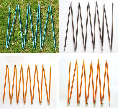 £46.88 • Buy 9-16 Sections 8.5/9.5/11mm Tent Poles Aluminum Alloy Spare Replacement Camping 